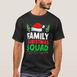 Santa Xmas Pyjamas Matching Family Christmas Squad T-Shirt