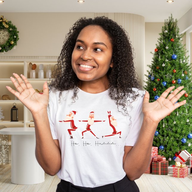 Santa Yoga Tee | Christmas T-Shirt (Creator Uploaded)