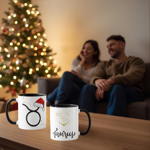 Santa Zodiac Taurus Mug