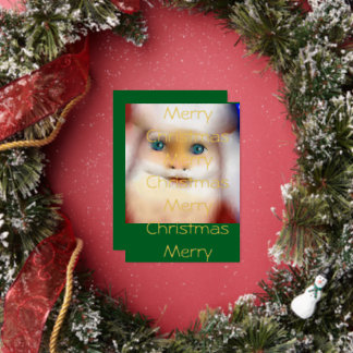 SantaClause series Foil Holiday Card