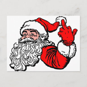 santacolour holiday postcard