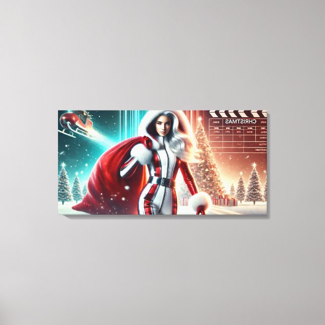 santagirl movie  canvas print (Front)