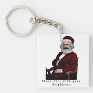 SantaKarl MarXmas Key Ring