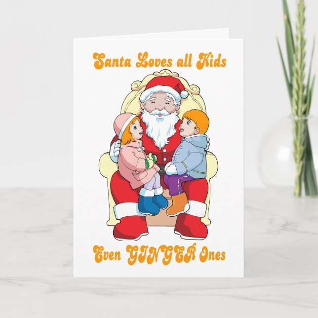 santalovesginger holiday card (Front)