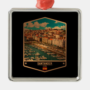 Santander Metal Tree Decoration