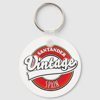 Santander Spain vintage style logo Key Ring