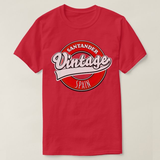 Santander Spain vintage T-Shirt (Design Front)
