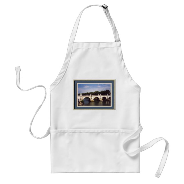 Sant'Angelo Bridge in Rome, Italy Standard Apron (Front)