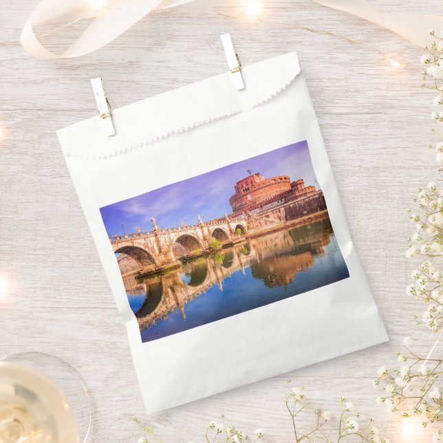 Sant'Angelo castle in Rome Favour Bags (Clipped)