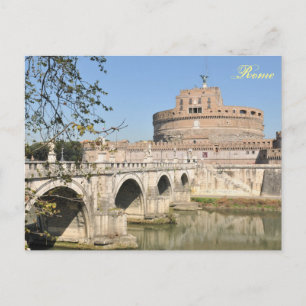 Sant'Angelo Castle in Rome, Italy Postcard