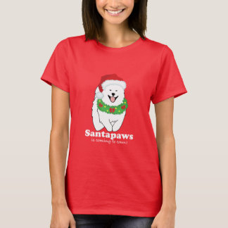 santapaws is coming to town T-Shirt