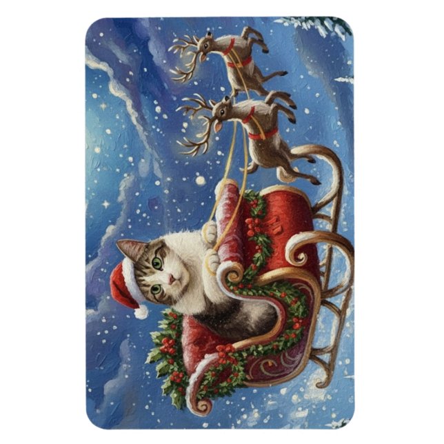 SantaPaws  Magnet (Vertical)