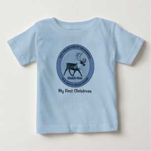 Santa's 1st Polar Airlift Sqdn - Subdued Baby T-Shirt