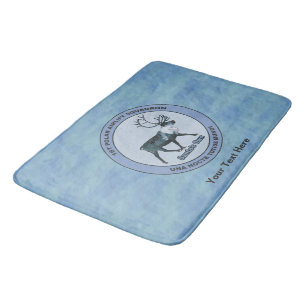 Santa's 1st Polar Airlift Sqdn - Subdued Bath Mat