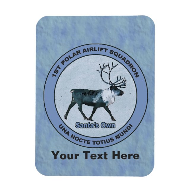 Santa's 1st Polar Airlift Sqdn - Subdued Magnet (Vertical)