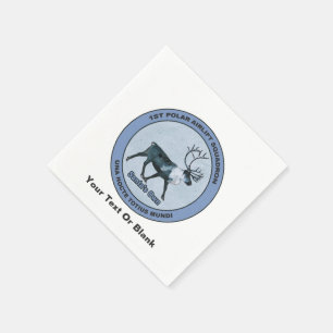 Santa's 1st Polar Airlift Sqdn - Subdued Napkin