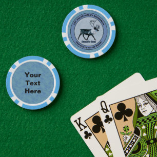 Santa's 1st Polar Airlift Squadron  Poker Chips