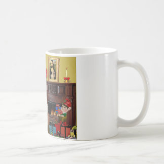 Santa's 2 Cairn Terriers Coffee Mug
