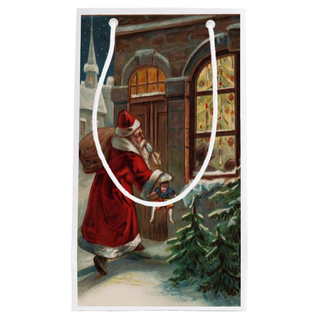 Santa's at the Door Gift Bag (Front)