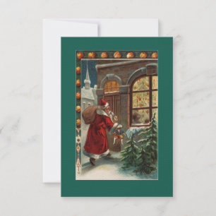 Santa's at the Door Invitation