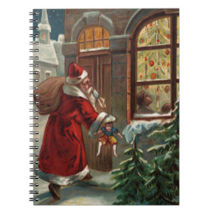 Santa's at the Door Notebook