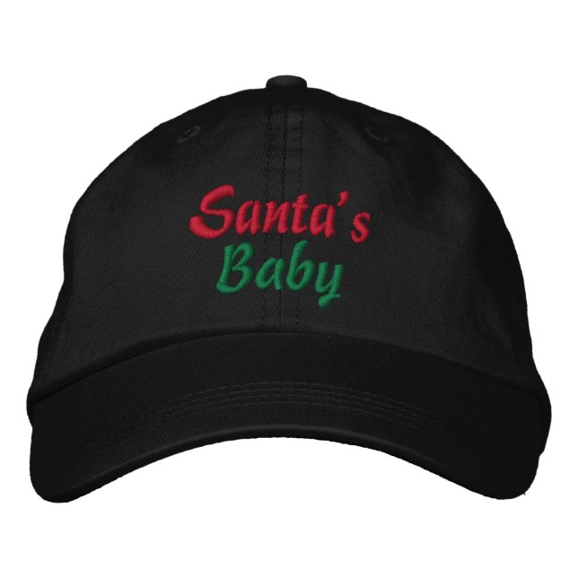 Santa's Baby Christmas Cap (Front)