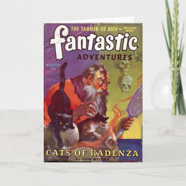 Santa's Bad Cats Holiday Card (Front)