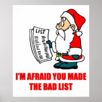 Santa's Bad List