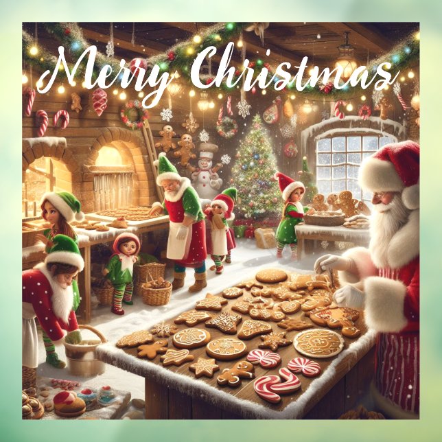 Santas Bake Shop Window Cling (Sheet 3)