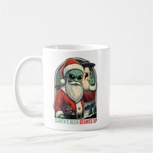 Santa's Been Beamed Up Coffee Mug