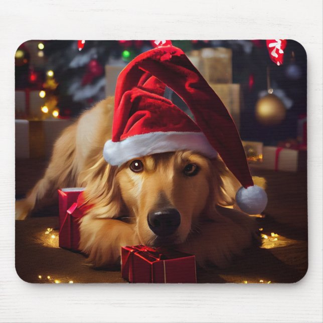 Santa's Best Friend Mouse Mat (Front)