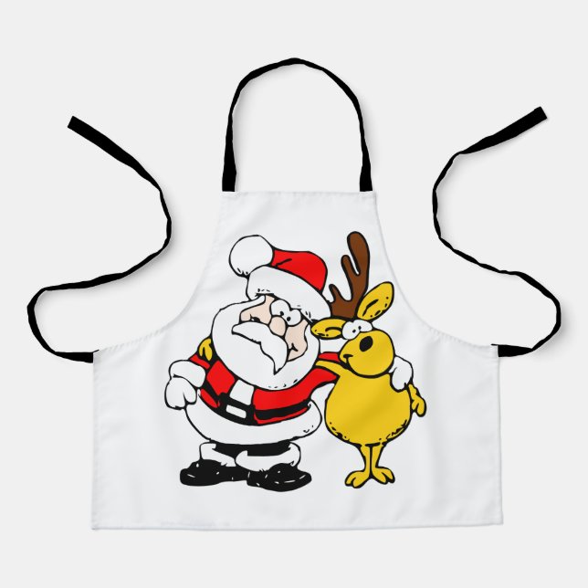 SANTA'S BESTFRIEND THE REINDEER APRON (Front)