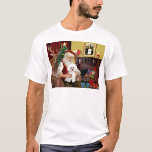 Santa's Bichon Frise #2 T-Shirt