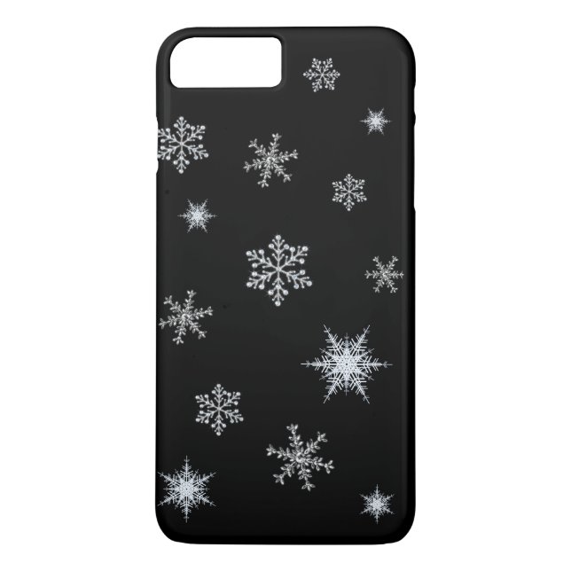 Santa's Black iPhone 7 Plus Case (Back)