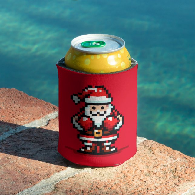 Santa's Boxing Match - Holiday Showdown Can Cooler (In Situ Pool)