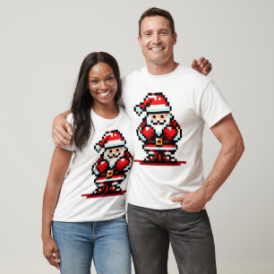 Santa's Boxing Match - Holiday Showdown T-Shirt