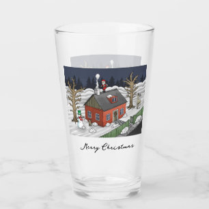Santa's Christmas Eve Glass