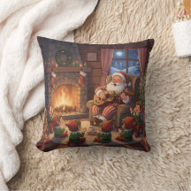 Santa's Christmas Eve Serenade: Cozy Fireplace