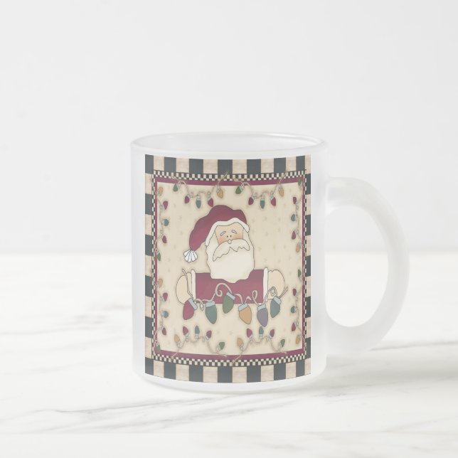 Santas Christmas Light Bulbs Mug (Right)