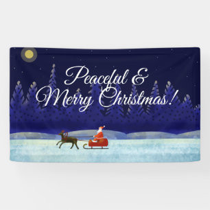 Santa's Christmas Night Trip Banner