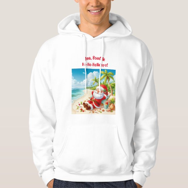Santa's Coastal Retreat Hoodie (Front)