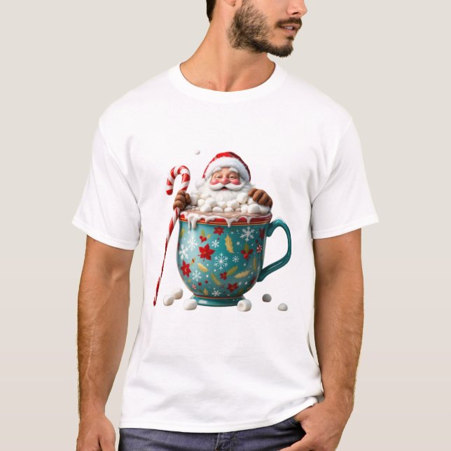 Santa's Cocoa Break T-Shirt (Front)