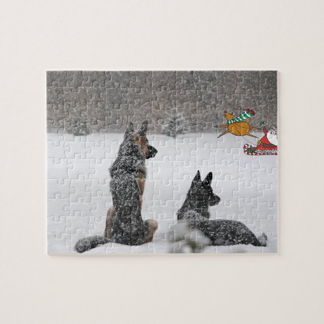Santa's Coming Jigsaw Puzzle (Horizontal)