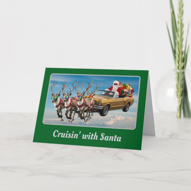 Santa's Convertible Card (Front)