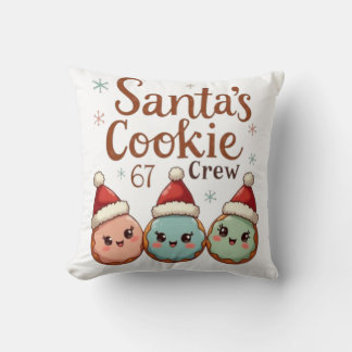 Santa's Cookie 67 Crew Cushion