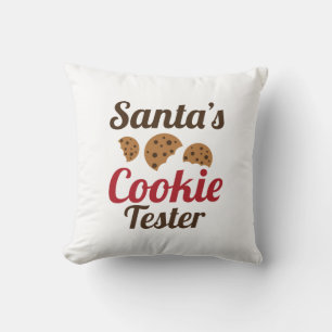 Santa's Cookie Tester Cushion