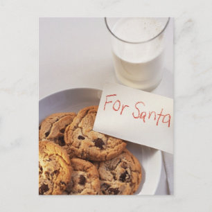 Santa's Cookies Christmas Card
