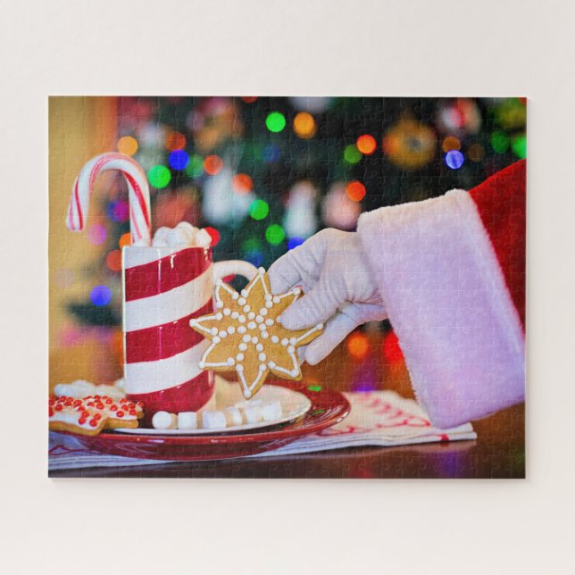 Santa's Cookies Christmas Jigsaw Puzzle (Horizontal)