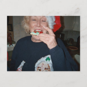 Santa's Cookies Holiday Postcard