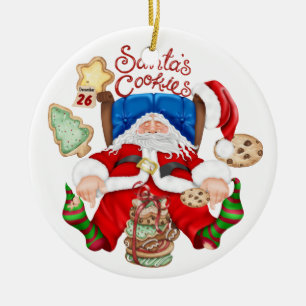 Santa's Cookies - SRF Ceramic Tree Decoration